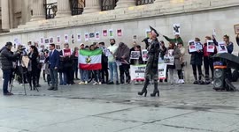 Mahsa Amini protesters call UK government to stop supporting Iran regime