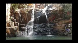 DEOJHARAN WATERFALL SLOW MOTION , BEST PICNIC SPOT In SAMBALPUR