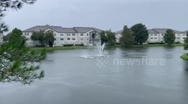 Hurricane Ian floods neighborhood Kissimmee, Florida