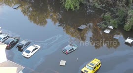 Orlando apartments flooded after hurricane Ian 9/30/22