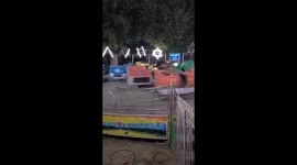 Four injured after swing ride crashes in India