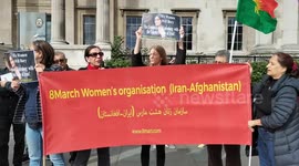 Free Iran - Down with the Islamic of Iran, London, UK