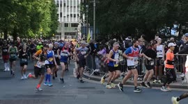 The Only Way Is Essex's Mark Wright taking part in the London Marathon