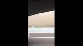 Rare October dust storm rolls into Sun City, Arizona