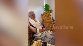 Expectant mum reduces her friend to tears after revealing her baby will be named after her friend's late husband