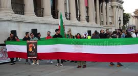 Iranians protest against the killing of Mahsa Amini in London