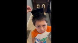 Four-year-old boy gets head caught in mouse trap