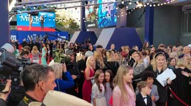 Cast of Roald Dahl's 'Matilda the Musical' pose for pictures at London Film Festival