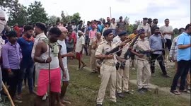 Men with batons and armed officers join 27-day-long shoot-on-sight operation to capture killer tiger