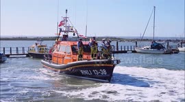 Sheerness Shannon class Lifeboat official naming ceremony in Kent. UK