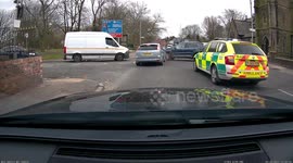 4K Dashcam footage captures Ford head-on crash with VW in Gorton, Manchester