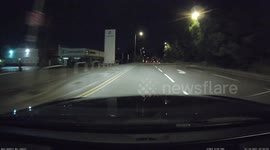 4K Dashcam footage captures moment BMW jumps on red light in Stockport