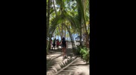 Dominican Republic paradise. National Park Cotubanama beach .