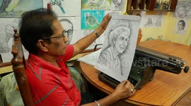 Unbelievable! Indian artist does stunning portrait of Queen Elizabeth with typewriter