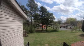 Man Burns Debris From A Wood Pile DURING A RED FLAG WARNING, The Fire Gets Out Of Control Quickly