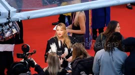 Barbara Brocolli and other stars arrive for Till red carpet premiere at the BFI London Film Festival