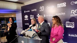 Promotion of 2nd round debate between Lula and Bolsonaro in São Paulo, Brazil