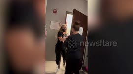 RAW: Mum-to-be announce pregnancy to sonographer sister by turning up for ultrasound scan