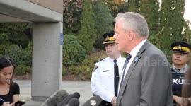 RCMP Briefing and Detachment related to Murder of Constable Yang in Burnaby, Canada