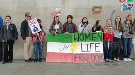 Say her name: Students in solidarity for Mahsa Amini, London, UK
