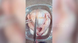 Mum fools family into thinking she’d forgotten to cook Thanksgiving turkey with ultra-realistic cake