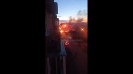 Russian military aircraft crashes on two-story house in Irkutsk during a test flight