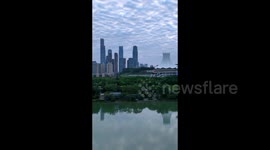 Fish Scale Clouds Above Nanning, China
