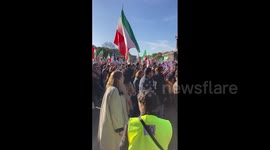 80,000 march in Berlin to show support for anti-government protests in Iran