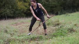 Woman lost four stone after taking up SCYTHING and became UK champion
