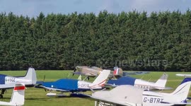 Aussie woman flies in her late grandfather's restored WW2 plane after she traced it on the other side of the world