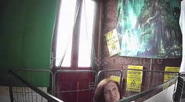 UK woman spends 24 hours in dog crate to educate others on animal testing