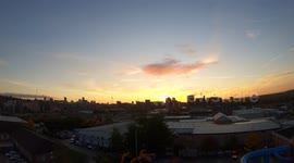 Timelapse taken overlooking the city of Leeds in West Yorkshire,UK