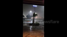 Severe thunderstorm in Round Rock, TX, USA