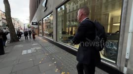 Just Stop Oil activists spray-paint luxury car dealerships in London