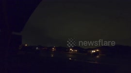 Lightning during hunderstorm in Killeen, TX, USA