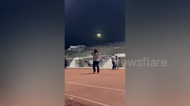 University student accidentally captures illuminated object streaking across sky in northern China