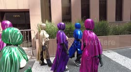 Free the nipple performance artists challenge gender norms in São Paulo, Brazil [EXPLICIT]