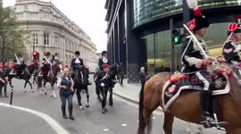 The Lord Mayor and Lady Mayoress Ride around the City of London
