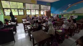 Teachers try to get the position in the Procurement of Government Employees in Jakarta, Indonesia