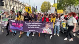 March Of The Mummies: Pregnant Then Screwed demand better childcare and working policies at nationwide rallies