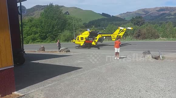 Motorbike Accident in front of little river in on sh75