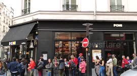 Kilometres-long line for Brazilians voting in Paris for presidential candidates Bolsonaro or Lula