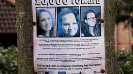 Police presence and floral tributes outside home of murdered Leah Croucher