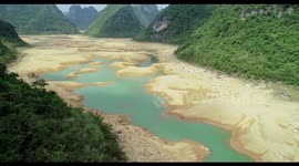 Genwanghu Lake During The Dry Season in Nanning, China