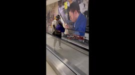 Missus made me wear everything as she wouldn’t check in a bag online. Just another day in the life of Michael and Siobhan at Dublin airport.