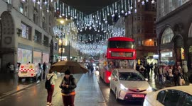 'A Sky Full of Stars' Christmas lights on Oxford Street 2022