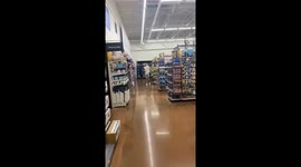 Perfect throw goes perfectly wrong in funny Walmart fail