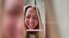 This woman surprised her husband with her pregnancy on his birthday, after years of fertility issues.