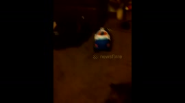 Blessing playing with mom keys