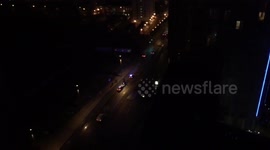 Possible crash or arrest on Stratford High Street